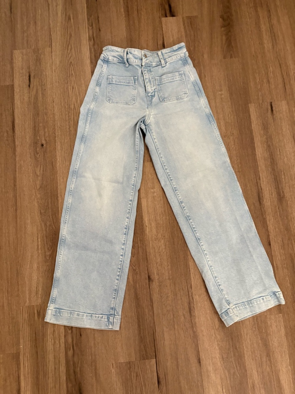 Old Navy Light Blue High-Rise Straight Jeans
